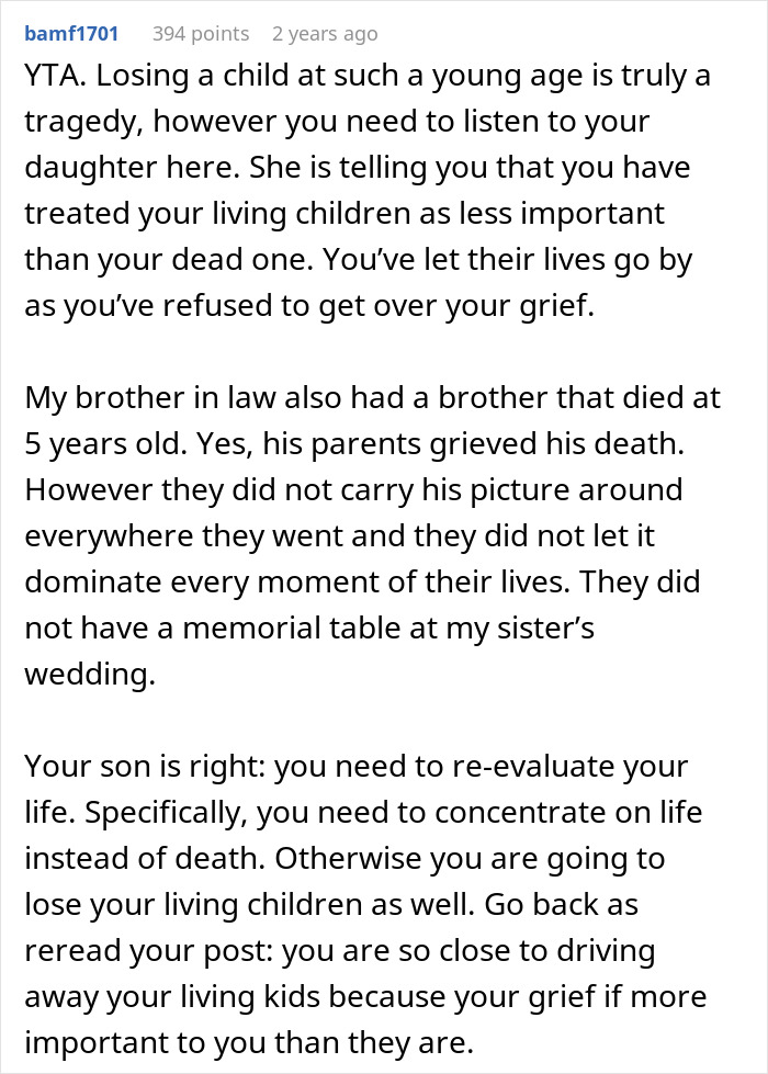 Grieving Mom Insists On Honoring Her Lost Child At Daughter&rsquo;s Wedding, Gets A Hit Of Reality