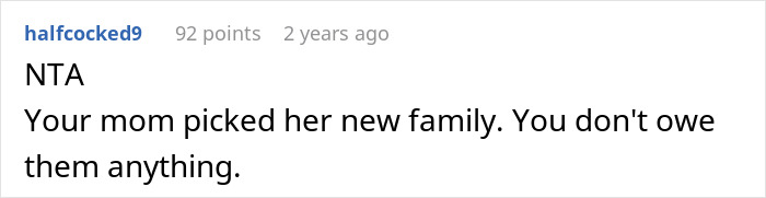 Guy Refuses To Fund Stepsister&rsquo;s Wedding, Calls Out Mom&rsquo;s Choices When She Protests