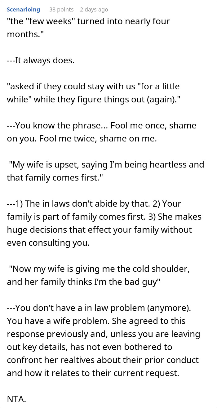 In-Laws Trash Family's Home, Are Shocked They Are No Longer Welcome: "Family Comes First"