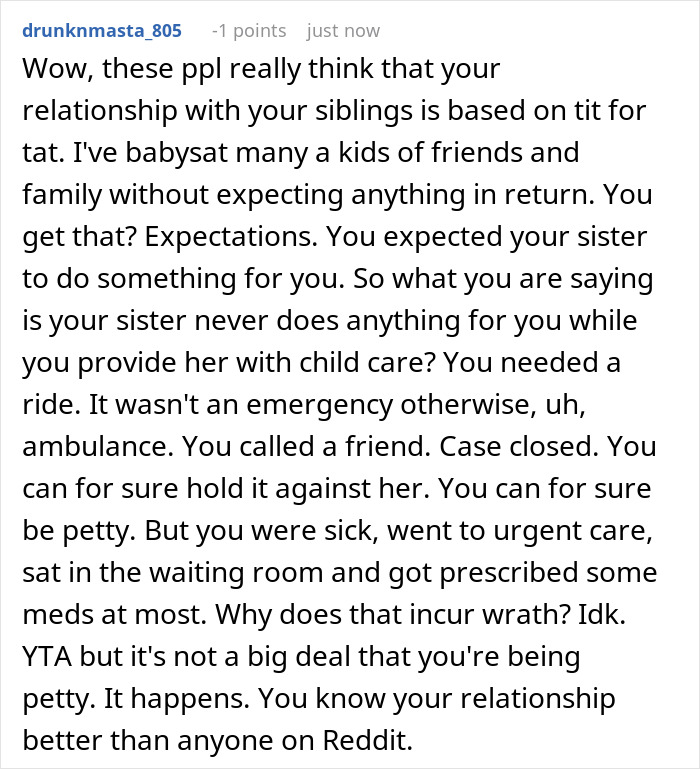 Mom Refuses To Help Sibling During An Emergency, Is Shocked They Won&rsquo;t Come At Her Beck And Call