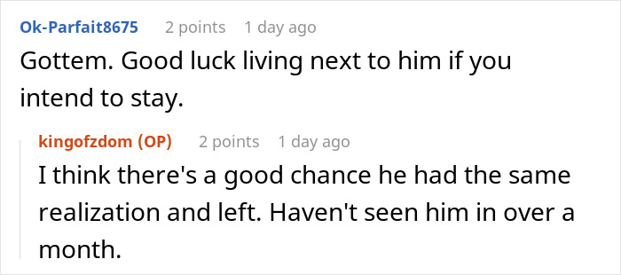 &ldquo;Should Have Just Let Sleeping Dogs Lie&rdquo;: Person Makes Neighbor Regret Their Threats