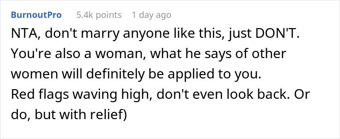 Man Proudly Berates Women To His Fianc&eacute;e, Is Shocked To Hear She&rsquo;s No Longer In Love With Him