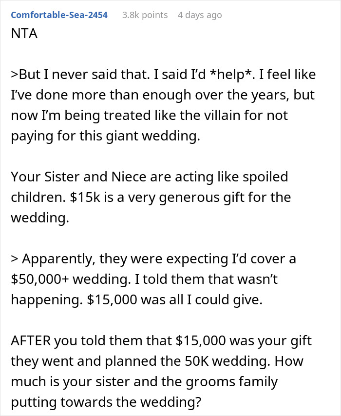 Bride Goes Overboard With A Fancy Wedding After Uncle Promises To Pay, Gets A Harsh Reality Check Bride Goes Overboard With A Fancy Wedding After Uncle Promises To Pay, Gets A Harsh Reality Check