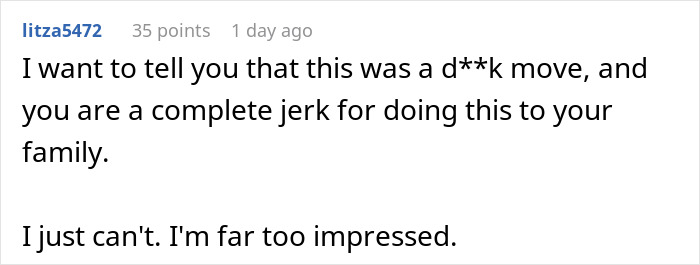 Person Takes A &ldquo;Wonderfully Evil&rdquo; Route To Make Parents Understand Their &ldquo;No&rdquo; To Taking Brother In