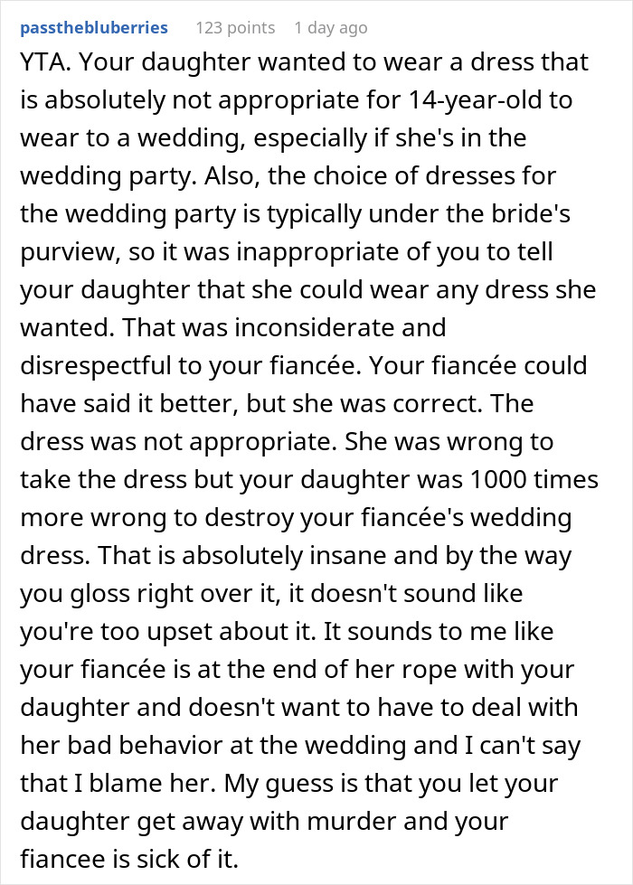 Bride Destroys Stepdaughter&rsquo;s &ldquo;Provocative&rdquo; Dress So She Can&rsquo;t Wear It, The Payback Makes Her Cry
