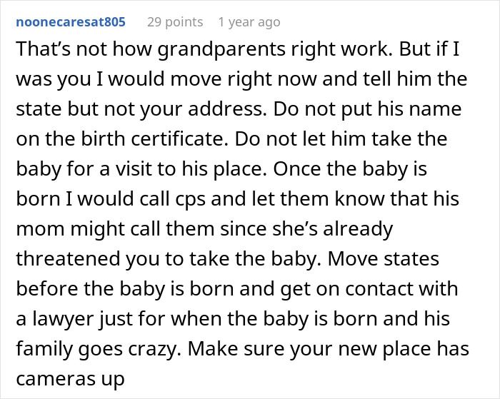 MIL Threatens Legal Action To Stop Pregnant DIL From Moving With Baby
