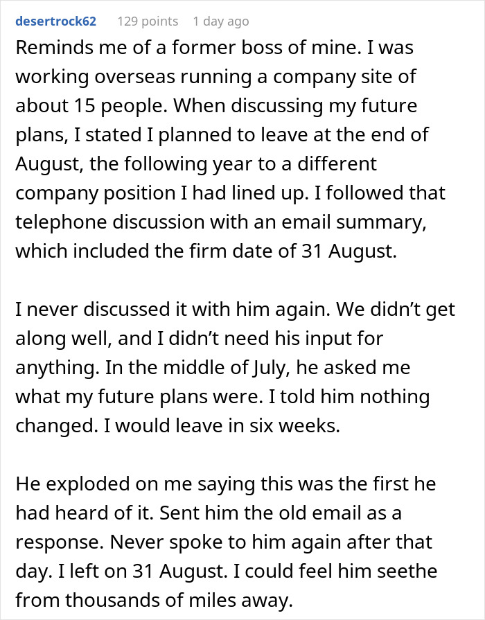 Boss Bans Employee From Covering For Coworkers To Avoid Giving A Raise, Regrets It 5 Years Later