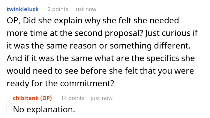 39YO Woman Keeps Saying No To BF&rsquo;s Marriage Proposals, He Decides There Won&rsquo;t Be A Third Time