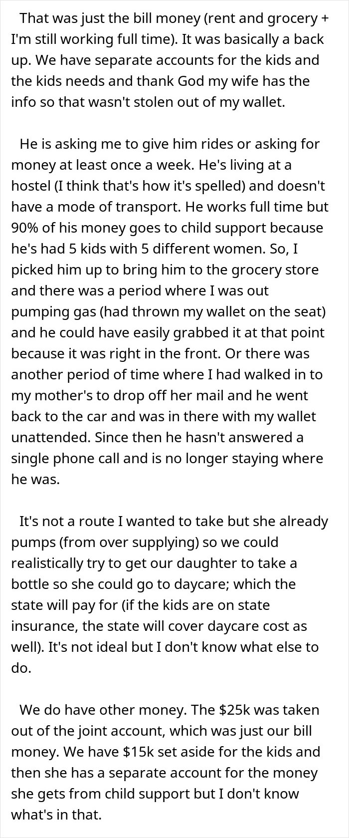 “She Never Would Have Agreed To Have A Baby”: Man Faces Divorce After Telling Wife To Get A Job “She Never Would Have Agreed To Have A Baby”: Man Faces Divorce After Telling Wife To Get A Job