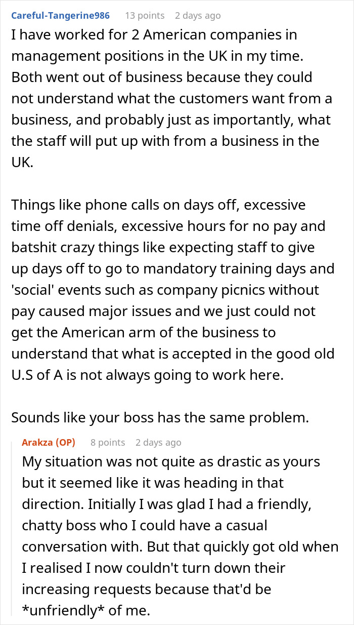 American Flees To Europe For Work-Life Balance, Expects Employee To Work For Free On Weekends