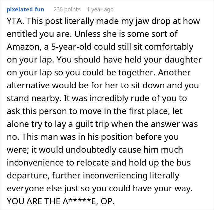 Mom Is Livid After Disabled Person On Bus Refused To Move So She Could Sit Together With Her 5YO Mom Is Livid After Disabled Person On Bus Refused To Move So She Could Sit Together With Her 5YO