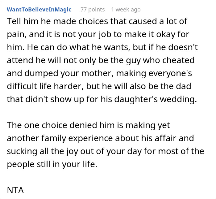 Man’s Affair Wrecks Family, Is Shocked New Wife Won’t Be Invited To Daughter’s Wedding Man’s Affair Wrecks Family, Is Shocked New Wife Won’t Be Invited To Daughter’s Wedding