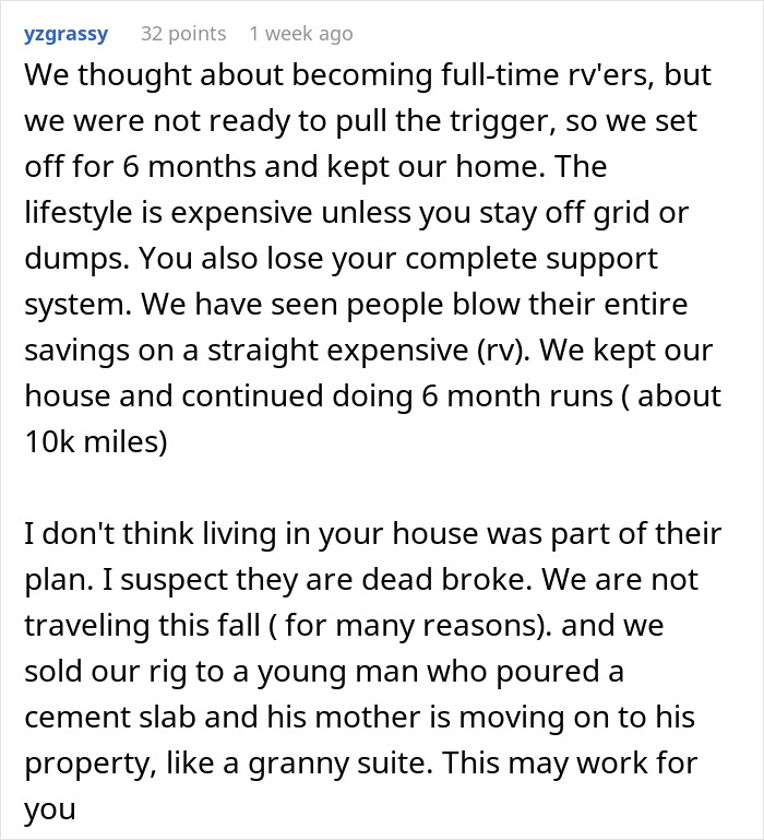 Woman Refuses To Take In Her Parents After They Regretted Pursuing Their Dream, Is Called Selfish