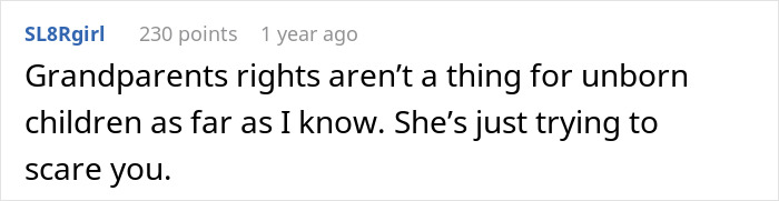 MIL Threatens Legal Action To Stop Pregnant DIL From Moving With Baby