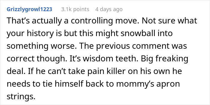 Woman Chooses Greece Vacation Over Helping Husband After Wisdom Teeth Removal, Family Livid