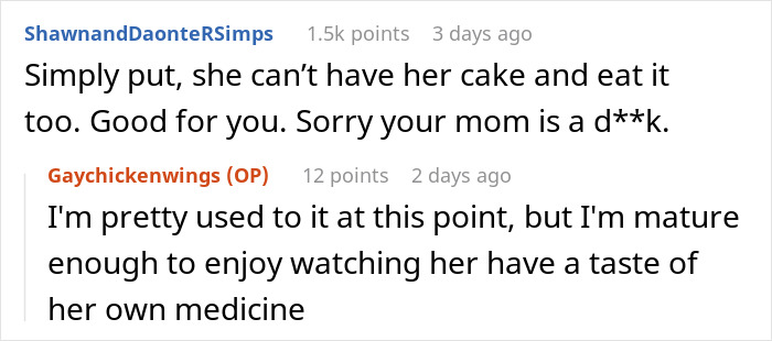 Teen Turns Tables On Mom&rsquo;s Favoritism For Her Sister By Choosing A Favorite Parent