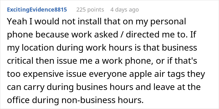 "I Find This So So So Wrong": Employee Refuses To Use Life360, Boss Loses It "I Find This So So So Wrong": Employee Refuses To Use Life360, Boss Loses It