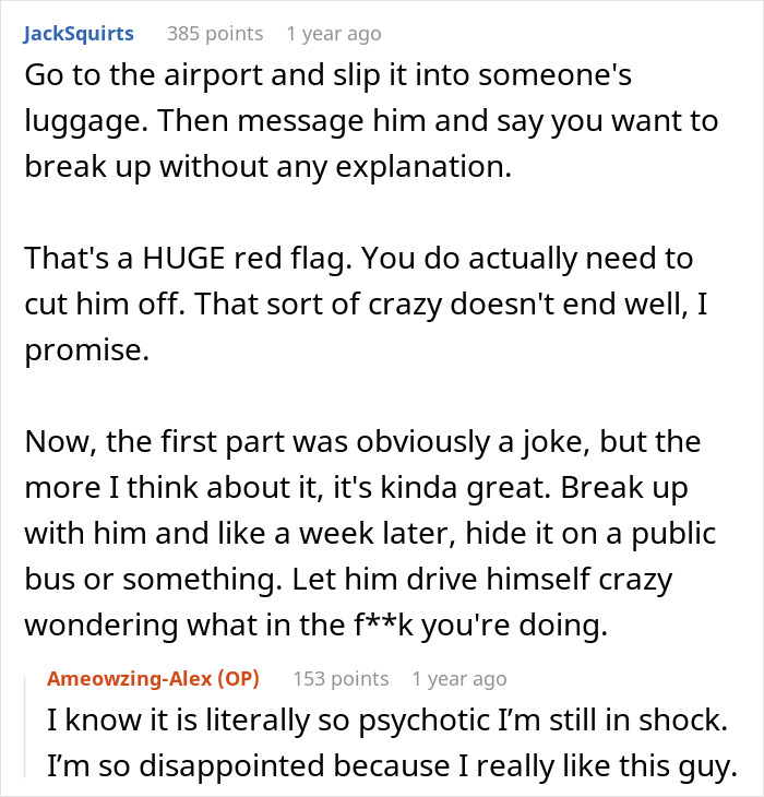 BF Says He Wants To Be Certain That His GF Is "Solid", Decides To Hide AirTag In Her Car BF Says He Wants To Be Certain That His GF Is "Solid", Decides To Hide AirTag In Her Car