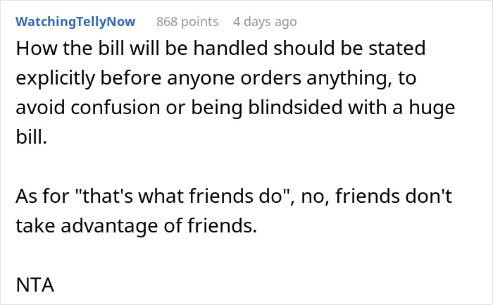 Woman Faces Backlash For Refusing To Pay For Expensive Meals She Didn&rsquo;t Order