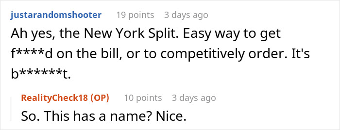 Guy Starts Ordering A Lot Of Food After Coworkers Refuse To Stop Splitting The Bill