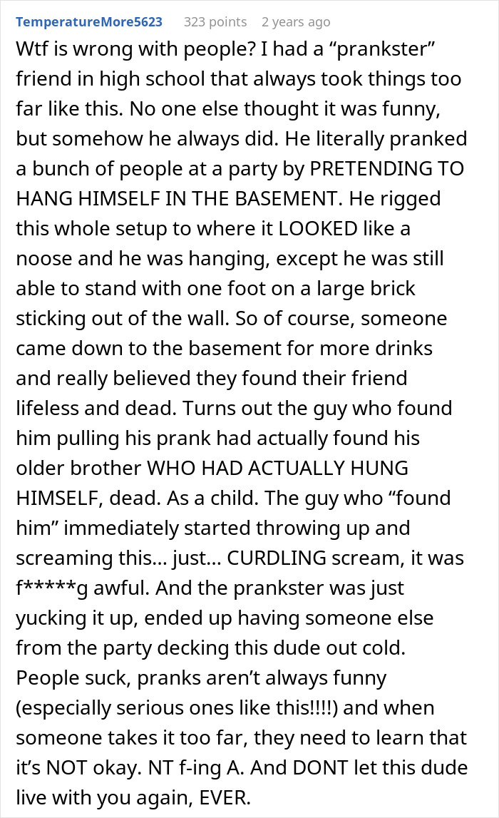 Woman Kicks Her Teen Brother Out Of The House Over A Sick Prank