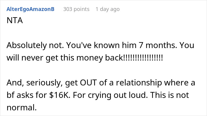 Rich BF With Doctor Parents Asks Barista GF For $16K From Her Hard-Earned Savings To Fix His Car