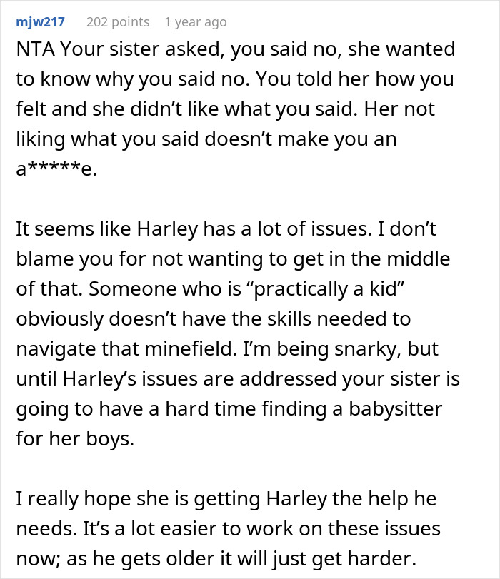 Woman Refuses To Babysit Nephews Until Their Mom Addresses The Serious Problem They Have