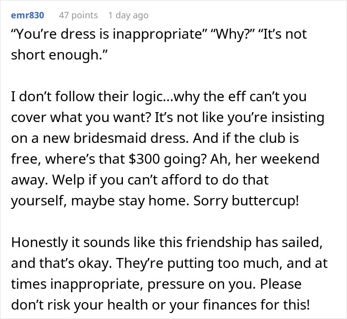 Woman Calls Out Bridesmaids For &lsquo;Scam-Like&rsquo; Bachelorette Party Costs, Refuses To Attend