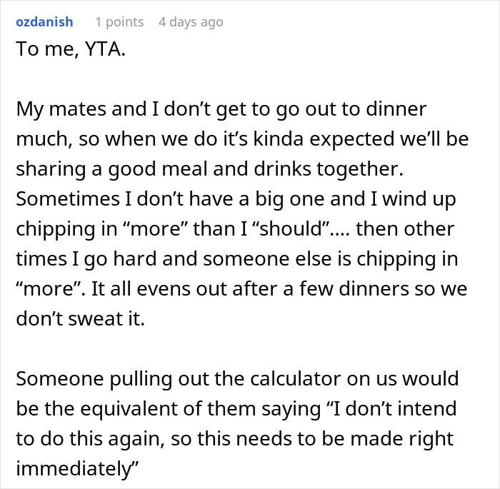 Woman Faces Backlash For Refusing To Pay For Expensive Meals She Didn&rsquo;t Order