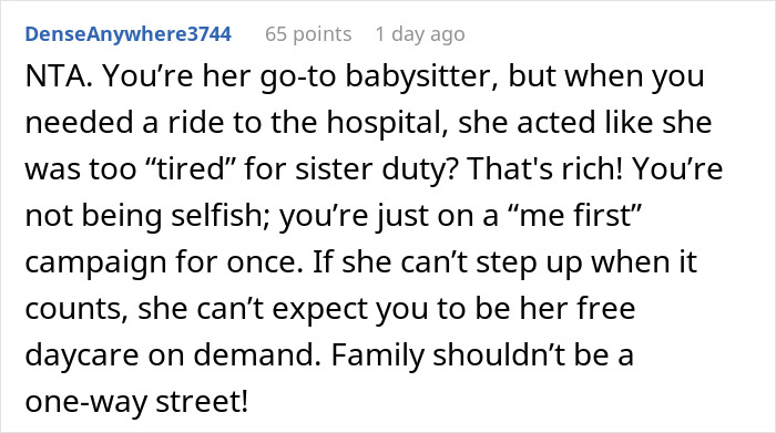 Mom Refuses To Help Sibling During An Emergency, Is Shocked They Won&rsquo;t Come At Her Beck And Call