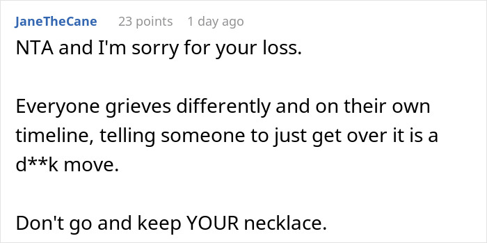 Widow Refuses To Go To Sister's Wedding After She And Entire Family Downplay Her Late Wife's Death