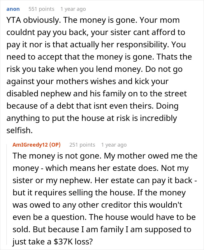 Woman Causes Family Drama By Refusing To Forgive Late Mom&rsquo;s Debt And Demanding That Sister Pay It