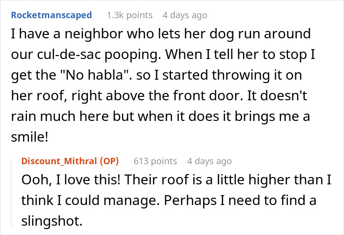 Woman Enjoys Neighbor’s Cursing Tirade As They Find Dog Poop That Once Was In The Yard Next Door Woman Enjoys Neighbor’s Cursing Tirade As They Find Dog Poop That Once Was In The Yard Next Door