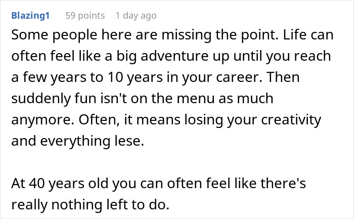 Text from a single dad reflecting on life changes and lost hope after college.