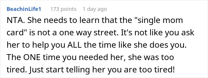 Mom Refuses To Help Sibling During An Emergency, Is Shocked They Won&rsquo;t Come At Her Beck And Call