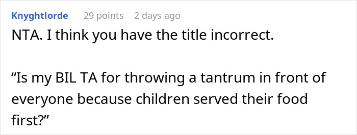 Woman Can&rsquo;t Understand Why She Doesn&rsquo;t Like BIL, He Gives Her A Perfect Reason At Family Dinner