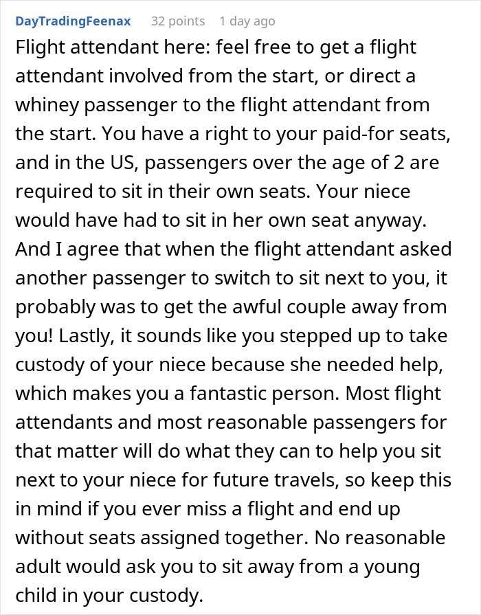 Passenger Demands Toddler Move From Paid Seat: "Not Ask, But Demand" Passenger Demands Toddler Move From Paid Seat: "Not Ask, But Demand"