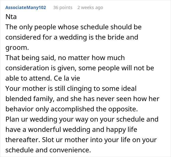“How I Could Say That”: Mom Wants Son To Change His Wedding Date, Gets A Reality Check “How I Could Say That”: Mom Wants Son To Change His Wedding Date, Gets A Reality Check