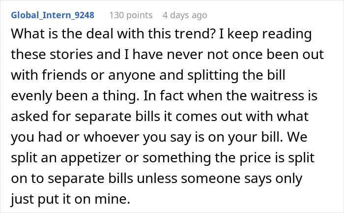 Woman Faces Backlash For Refusing To Pay For Expensive Meals She Didn&rsquo;t Order