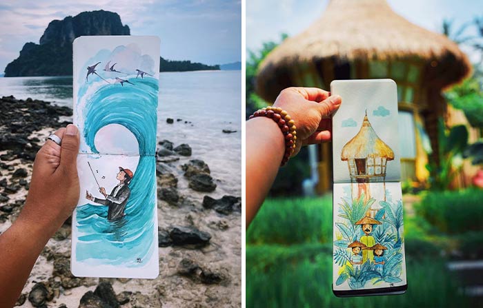 46 Travel Sketches Full Of Magic By Vimal Chandran