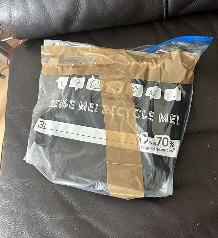 My Vinted Package Came In A Freezer Bag