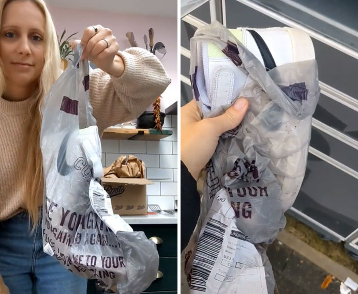 Could This Be The Worst Vinted Packaging Ever? At Least I Got Both Shoes