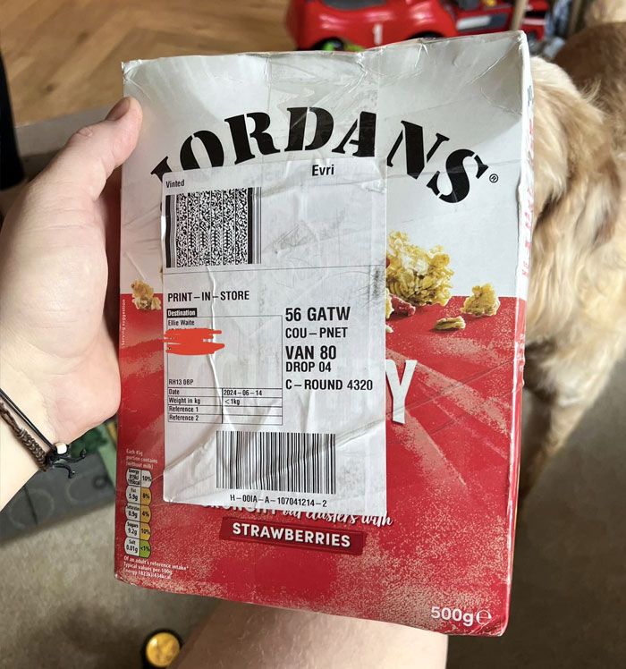 Ordered Some Baby Shoes From Vinted. They Sent Them In A Cereal Box