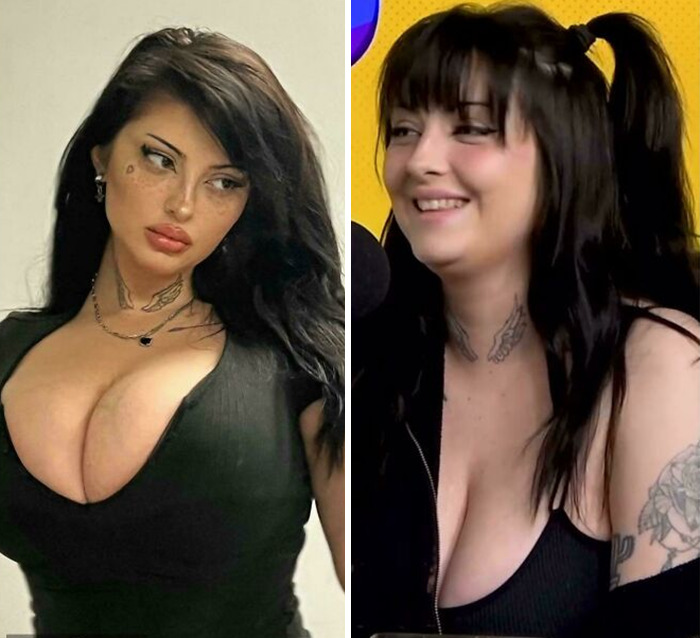 En su insta versus en su podcast
