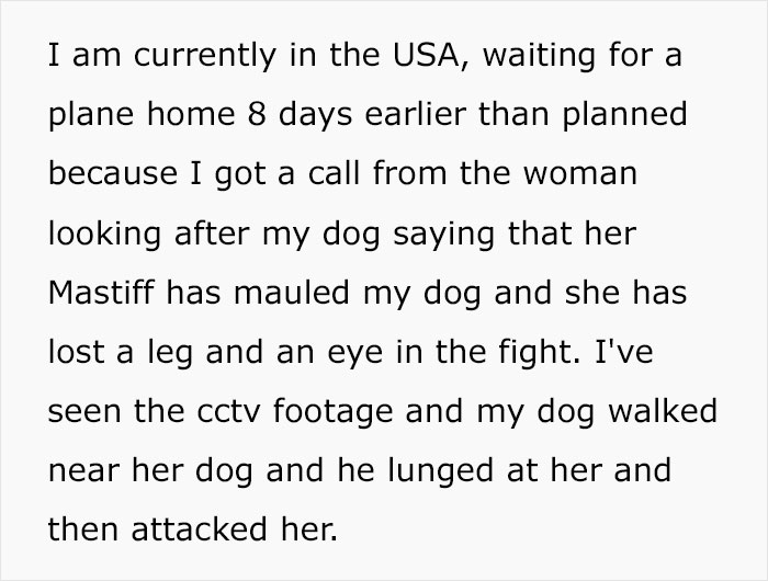 Dog Sitter’s Relaxed Attitude Leads To Pup Losing Eye And Leg, Owner Wants To Take Her To Court Dog Sitter’s Relaxed Attitude Leads To Pup Losing Eye And Leg, Owner Wants To Take Her To Court