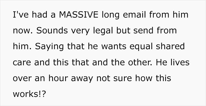 Ex Who Has Never Prioritized Child Suddenly Sends Long Email Asking For Joint Custody, Woman Suspicious Ex Who Has Never Prioritized Child Suddenly Sends Long Email Asking For Joint Custody, Woman Suspicious