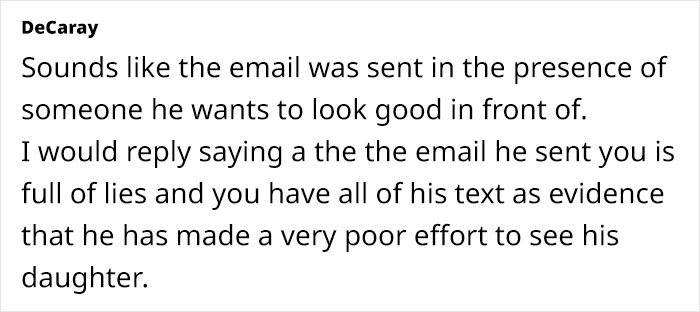 Ex Who Has Never Prioritized Child Suddenly Sends Long Email Asking For Joint Custody, Woman Suspicious Ex Who Has Never Prioritized Child Suddenly Sends Long Email Asking For Joint Custody, Woman Suspicious