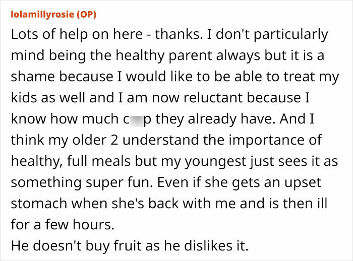 Mom Calls Out Ex-Husband For Giving Kids Unhealthy Meals Instead Of Cooking