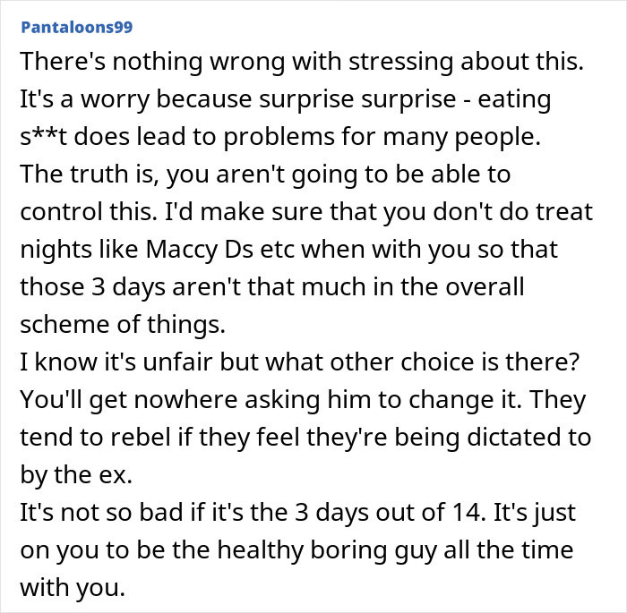 Mom Calls Out Ex-Husband For Giving Kids Unhealthy Meals Instead Of Cooking