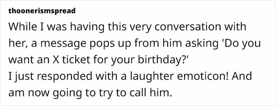 Woman Is Puzzled After Friend Doesn&rsquo;t Buy Her A Ticket With No Warning After Doing It For 17 Years